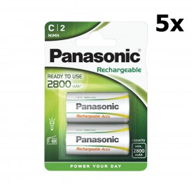 GP - Panasonic C 2.800 mAh Rechargeable - Size C D and XL - BS517-2800R-CB