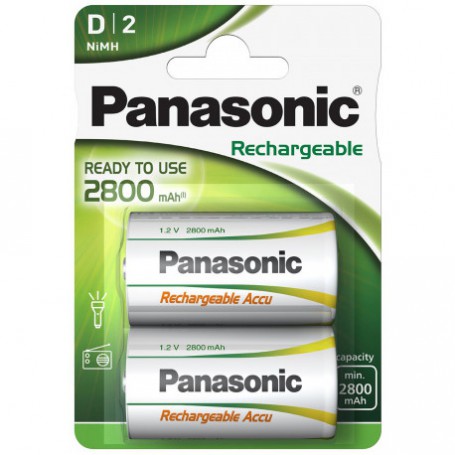 GP - Panasonic D 2.800 mAh Rechargeable - Size C D and XL - BS517-2800D-CB