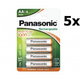 GP - Panasonic AA 1000 mAh Rechargeable - Size C D and XL - BS525-1000-CB