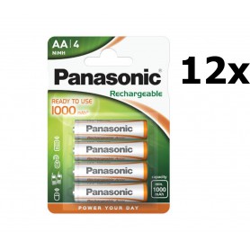 GP - Panasonic AA 1000 mAh Rechargeable - Size C D and XL - BS525-1000-CB