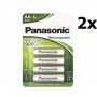 GP - Panasonic Rechargeable AA 1900 mAh - Size C D and XL - BS524-1900-CB