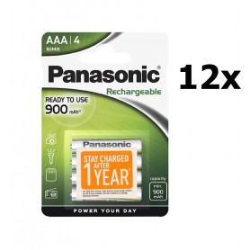 GP - Panasonic Rechargeable AAA 900 mAh - Size C D and XL - BS521-900R-CB