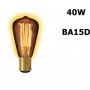 Calex, Edison Vintage 40W BA15D Decoration Light Bulb 130 LUM CA013, , CA013