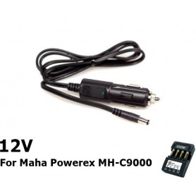 POWEREX, Car Charger 12v DC for Maha Powerex MH-C9000, Battery charger accessories, NK033