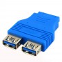 Oem, USB 3.0 Pinheader F 20pin to Dual USB 3.0 Female AL662, , AL662