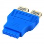 Oem, USB 3.0 Pinheader F 20pin to Dual USB 3.0 Female AL662, , AL662