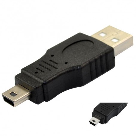 Oem, USB A Male to Mini USB 5 Pin Adapter AL128, USB adapters, AL128