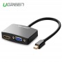 UGREEN, Mini Displayport to HDMI and VGA, , UG016-CB