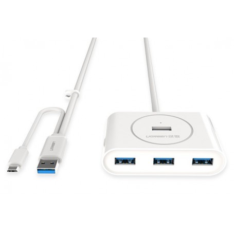 UGREEN, USB 3.0 HUB 4 port with OTG Function, , UG128-CB