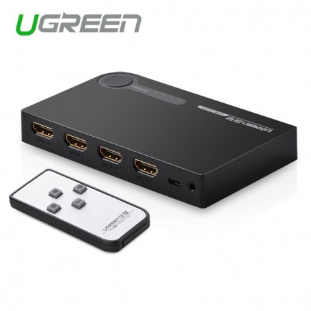 UGREEN, 3 Port HDMI Switch Switcher 3-In 1-Out Port, , UG149-CB