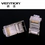 Vention, 10x Vention CAT6 RJ45 Plug 8P8C Modular Network Plug AL456, Network adapters, AL456