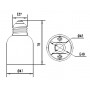 Oem, E27 to E40 Socket Converter, Light Fittings, LCA46-CB