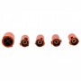 Oem, Xbox 360 Replacement Controller 5x Set Plating Orange TM131, , TM131