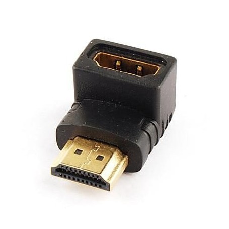 Oem, HDMI Male to HDMI Female Connector with down angle, HDMI adapters, YPC246