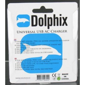 Dolphix - Dolphix Universal USB AC Charger White 49892 - Ac charger - 49892